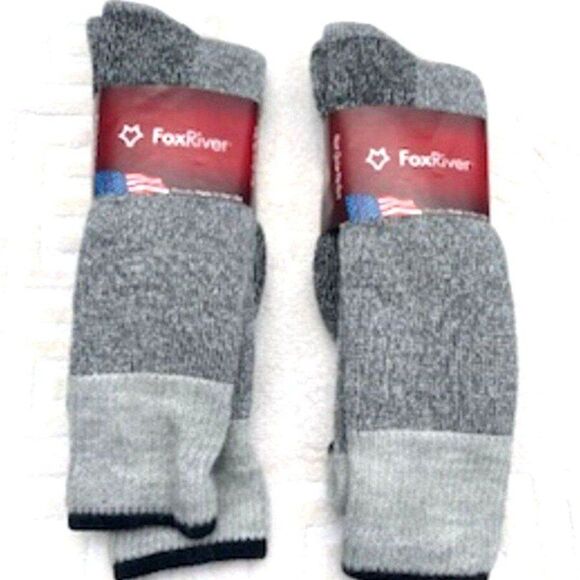 Socks . Wool Heavyweight Mid-Calf Boot . Large . Fox River (5 Pacs) #6600L - Picture 2 of 5